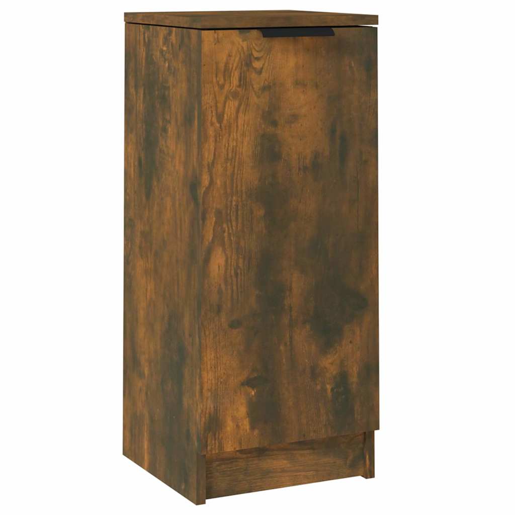 Vidaxl dressoir 30x30x70 cm bewerkt hout gerookt eikenkleurig