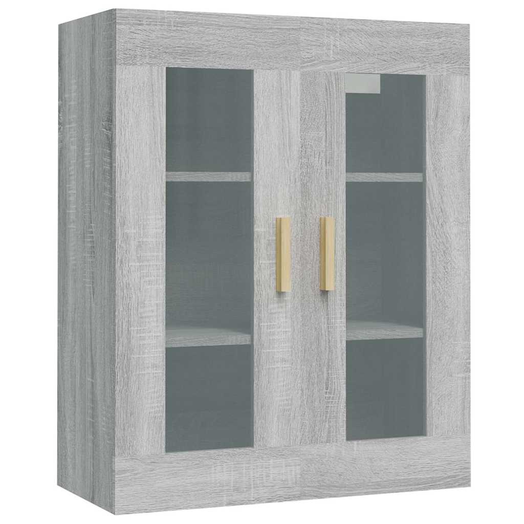 Vidaxl bovenkast 69,5x34x90 cm grijs sonoma eikenkleurig