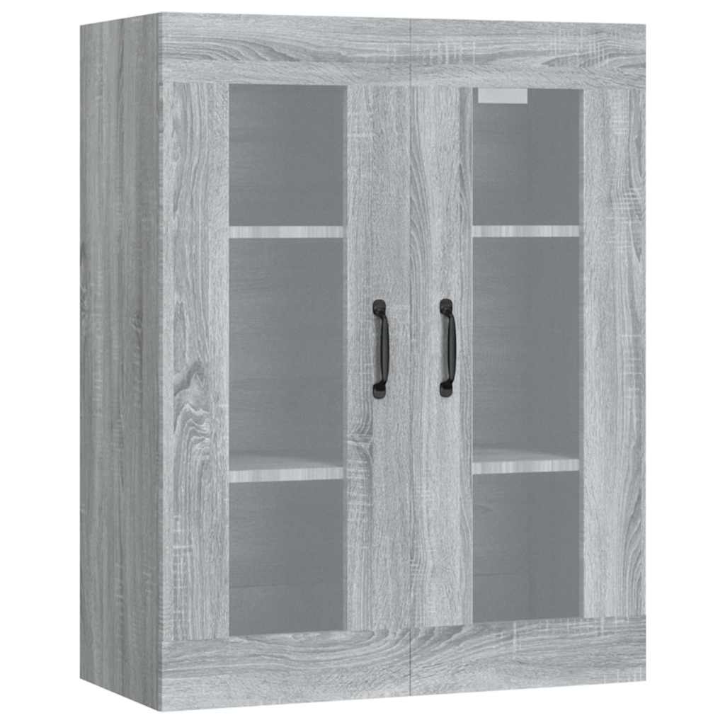Vidaxl bovenkast 69,5x34x90 cm grijs sonoma eikenkleurig