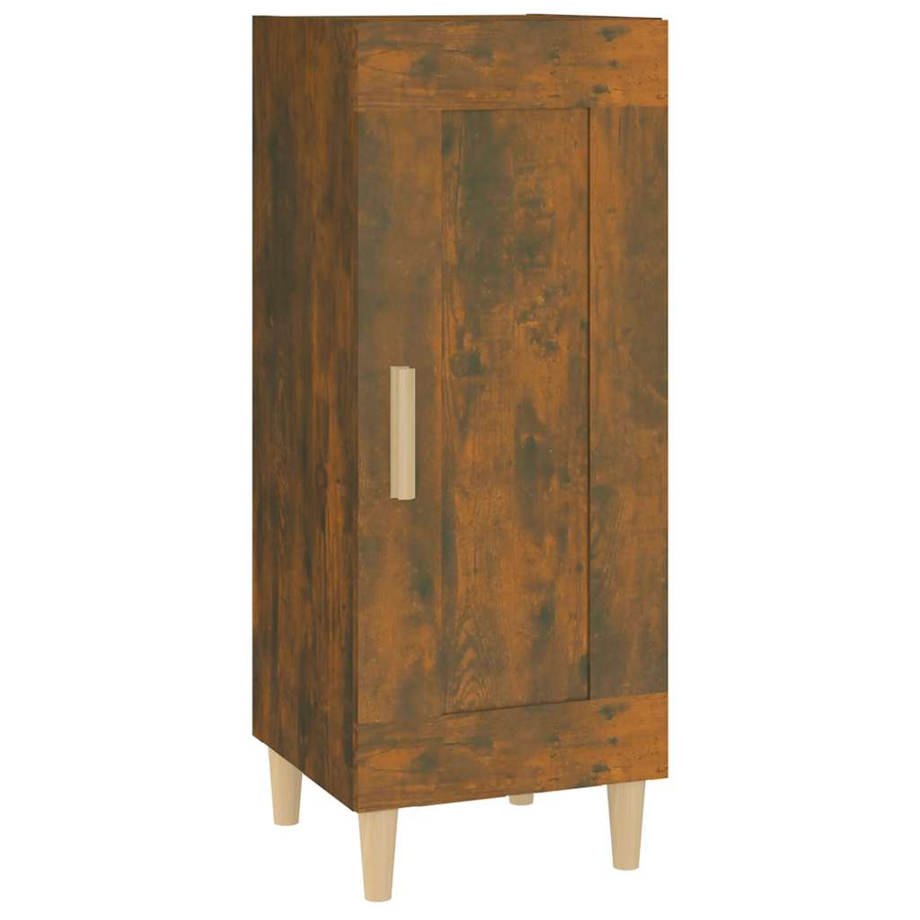 Vidaxl dressoir 34,5x34x90 cm bewerkt hout gerookt eiken