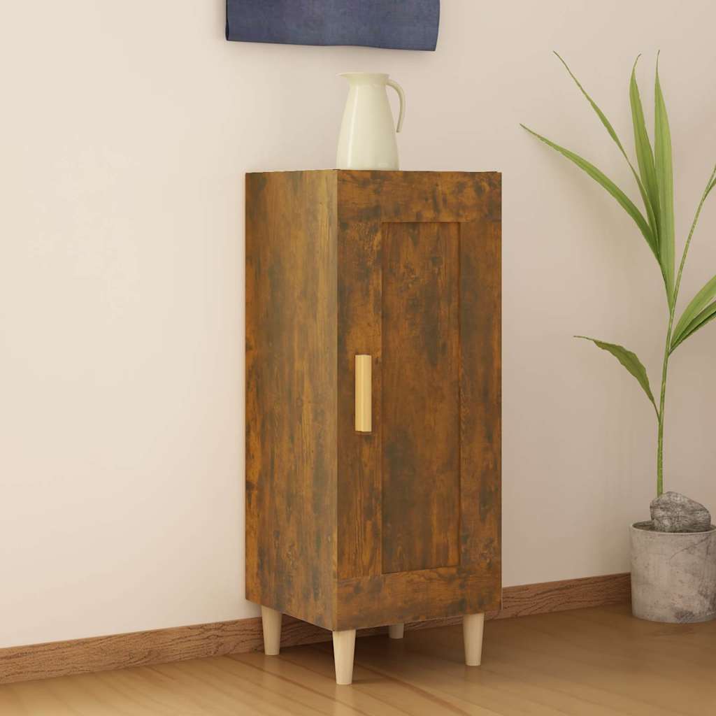 Vidaxl dressoir 34,5x34x90 cm bewerkt hout gerookt eiken