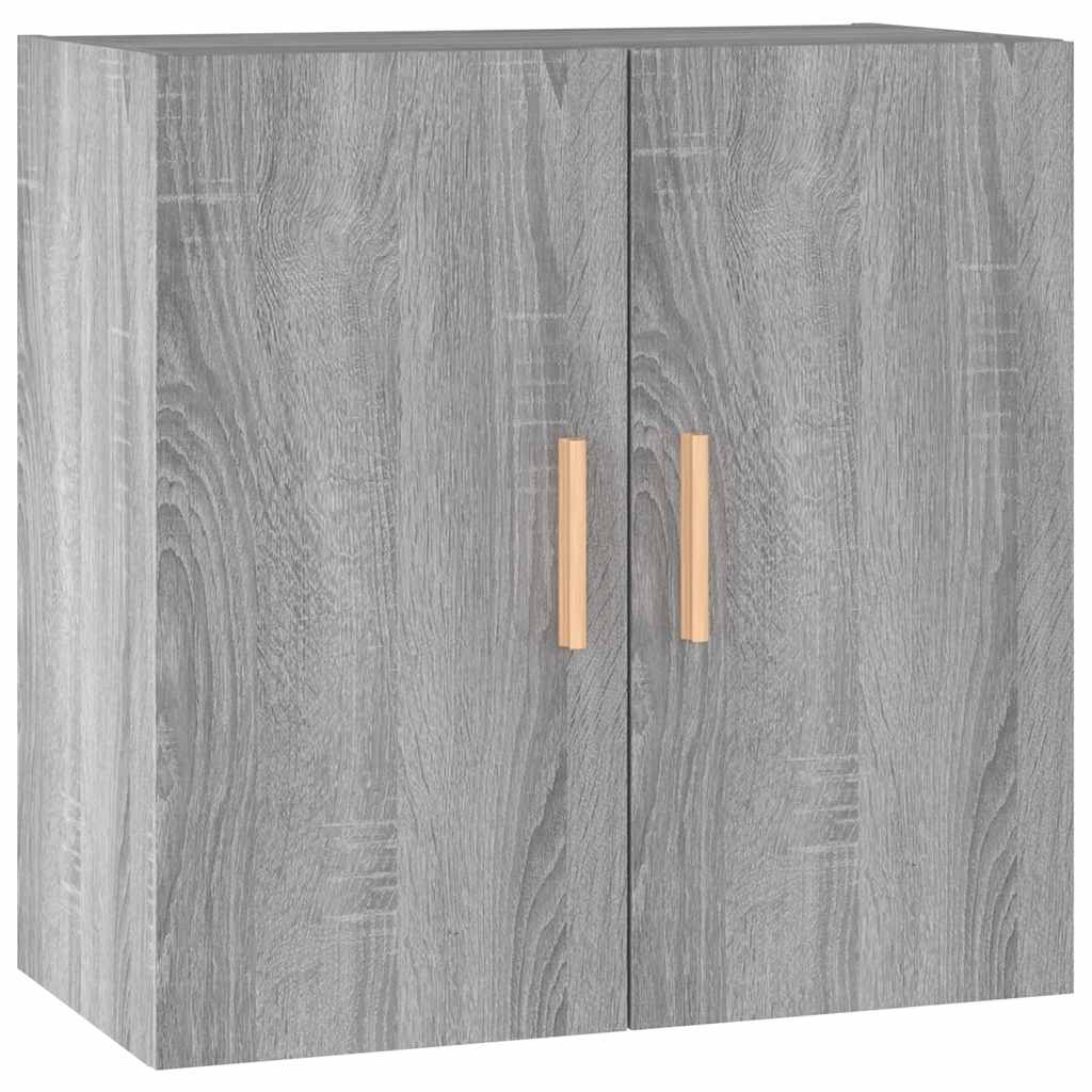 Vidaxl wandkast 60x30x60 cm bewerkt hout grijs sonoma eikenkleurig