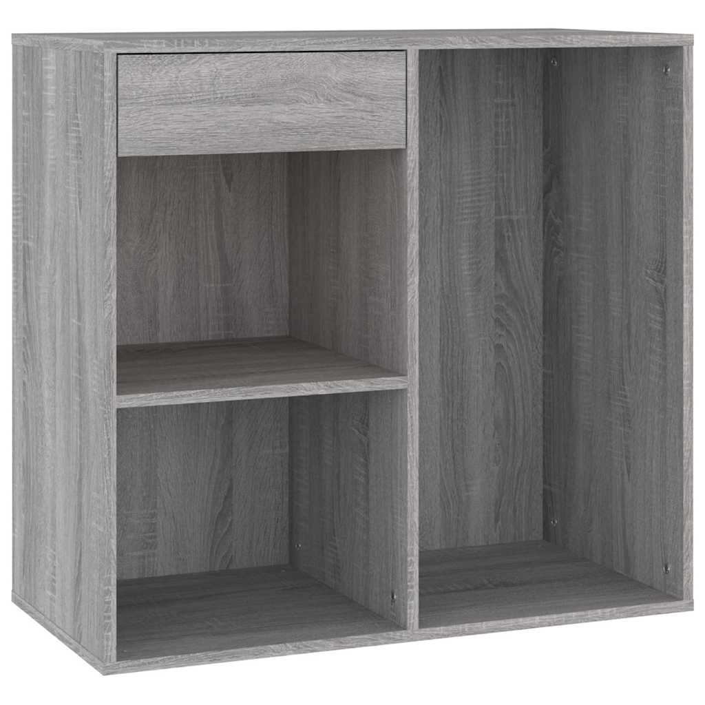 Vidaxl cosmeticakast 80x40x75 cm bewerkt hout grijs sonoma eikenkleur