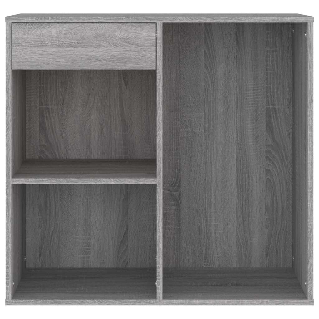 Vidaxl cosmeticakast 80x40x75 cm bewerkt hout grijs sonoma eikenkleur