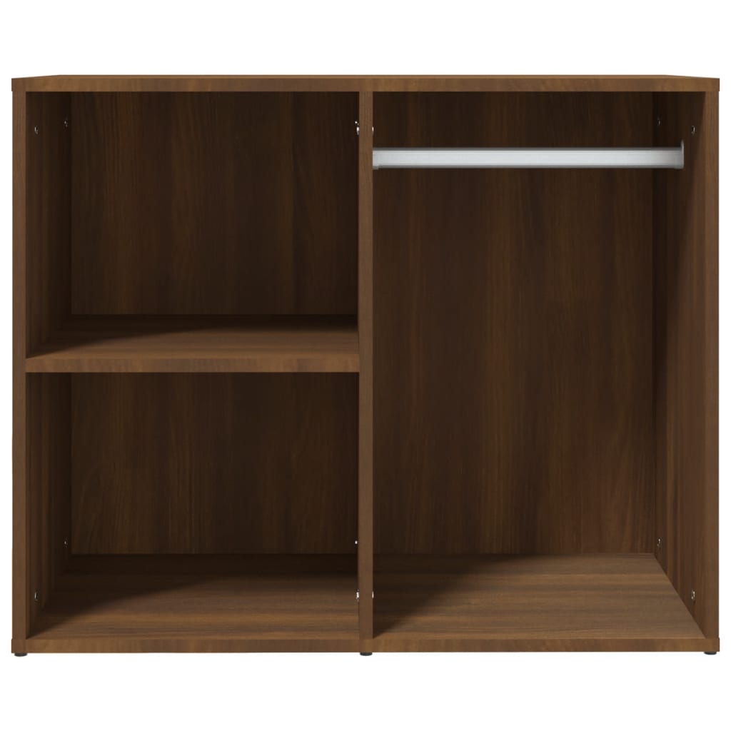 Vidaxl kledingkast 80x40x65 cm bewerkt hout bruin eikenkleur