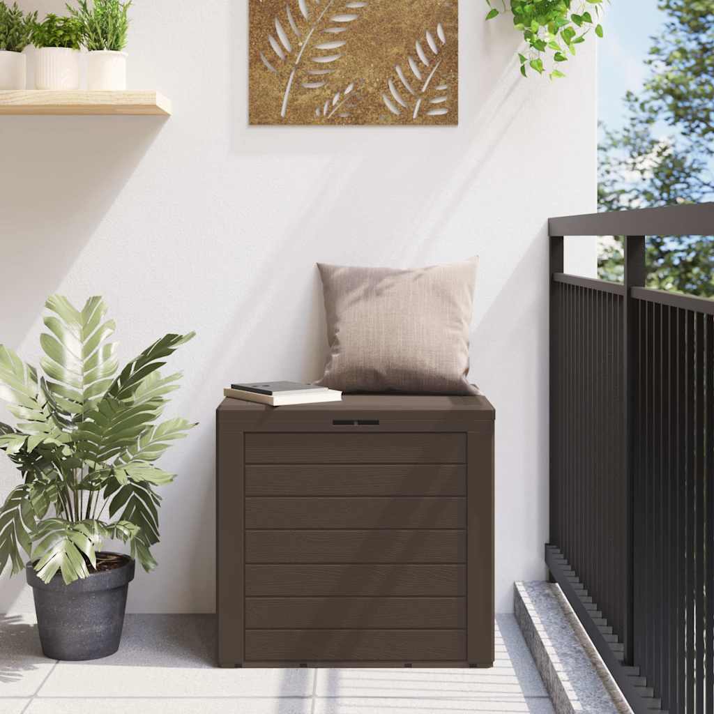 Vidaxl tuinbox 58,5x46x55 cm polypropeen bruin