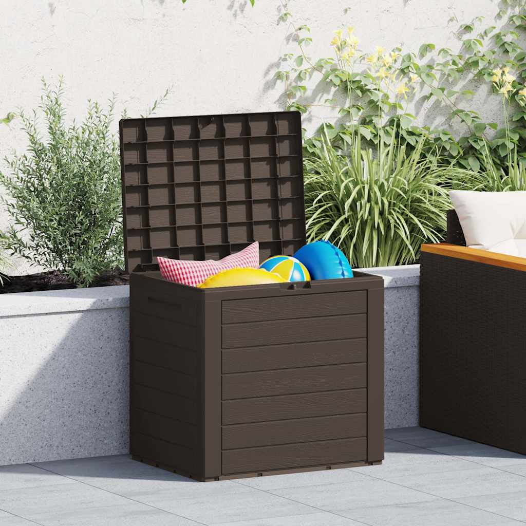 Vidaxl tuinbox 58,5x46x55 cm polypropeen bruin