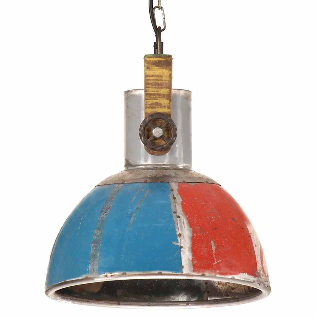 Vidaxl hanglamp industrieel rond 25 w e27 30 cm meerkleurig