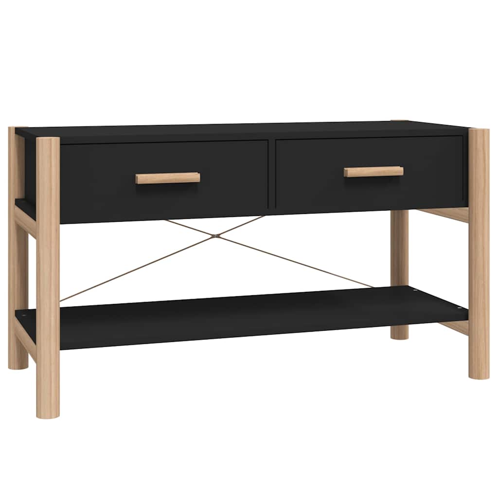 Vidaxl tv-meubel 82x38x45 cm bewerkt hout zwart