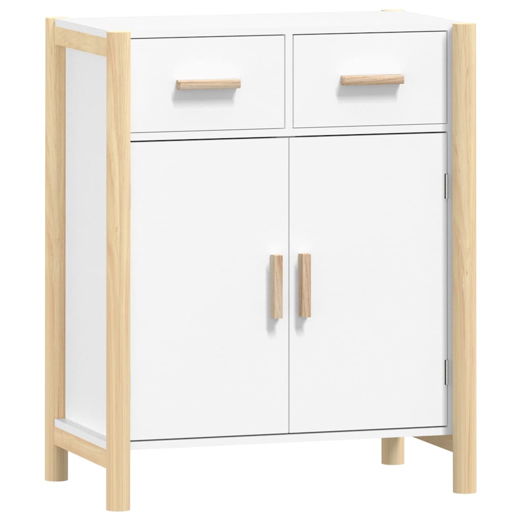 Vidaxl dressoir 62x38x75 cm bewerkt hout wit