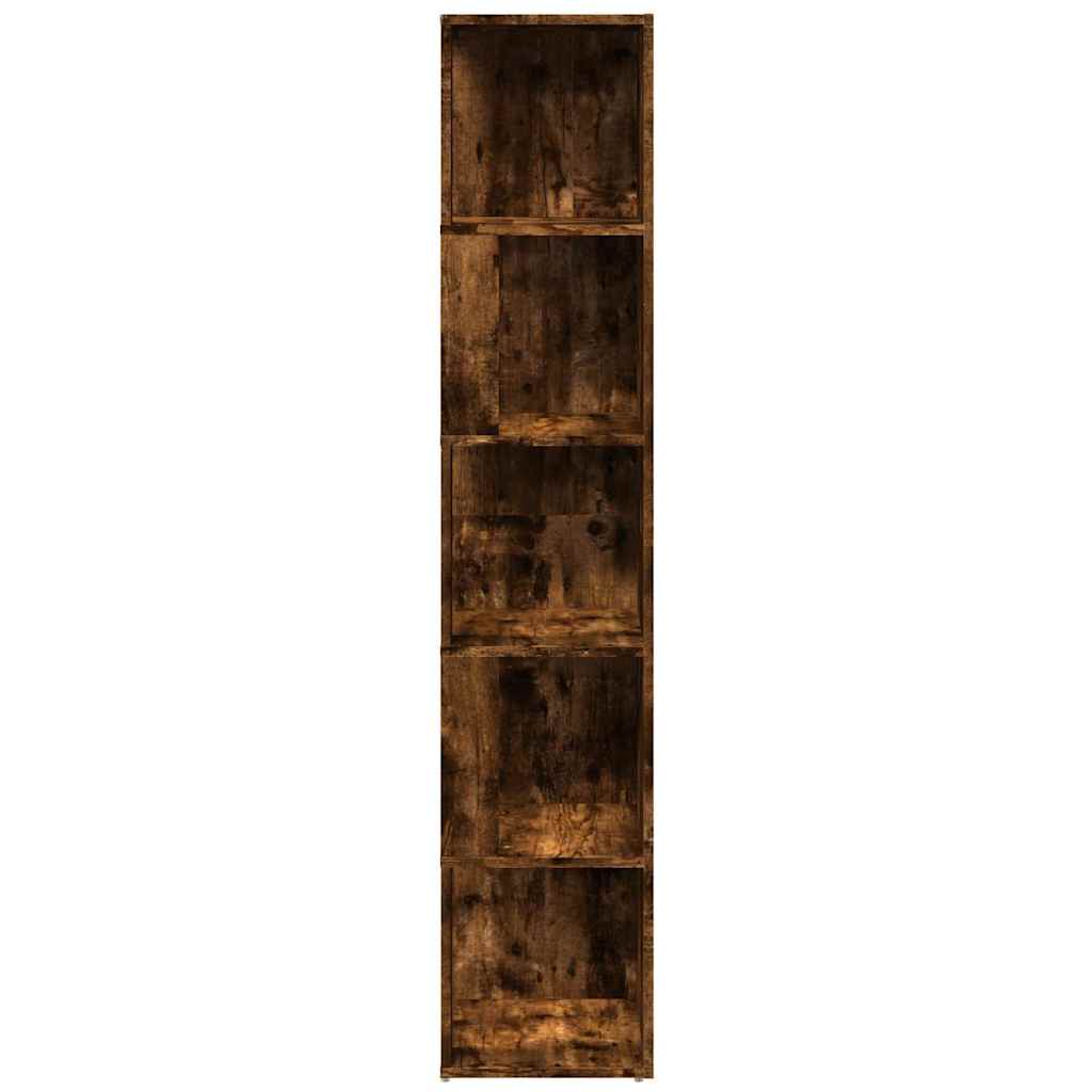 Vidaxl hoekkast 33x33x164,5 cm bewerkt hout gerookt eikenkleurig