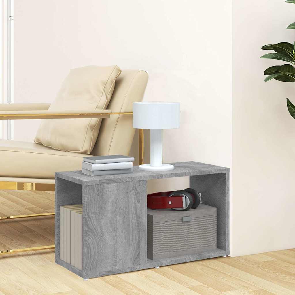 Vidaxl tv-meubel 60x24x32 cm bewerkt hout grijs sonoma eikenkleurig