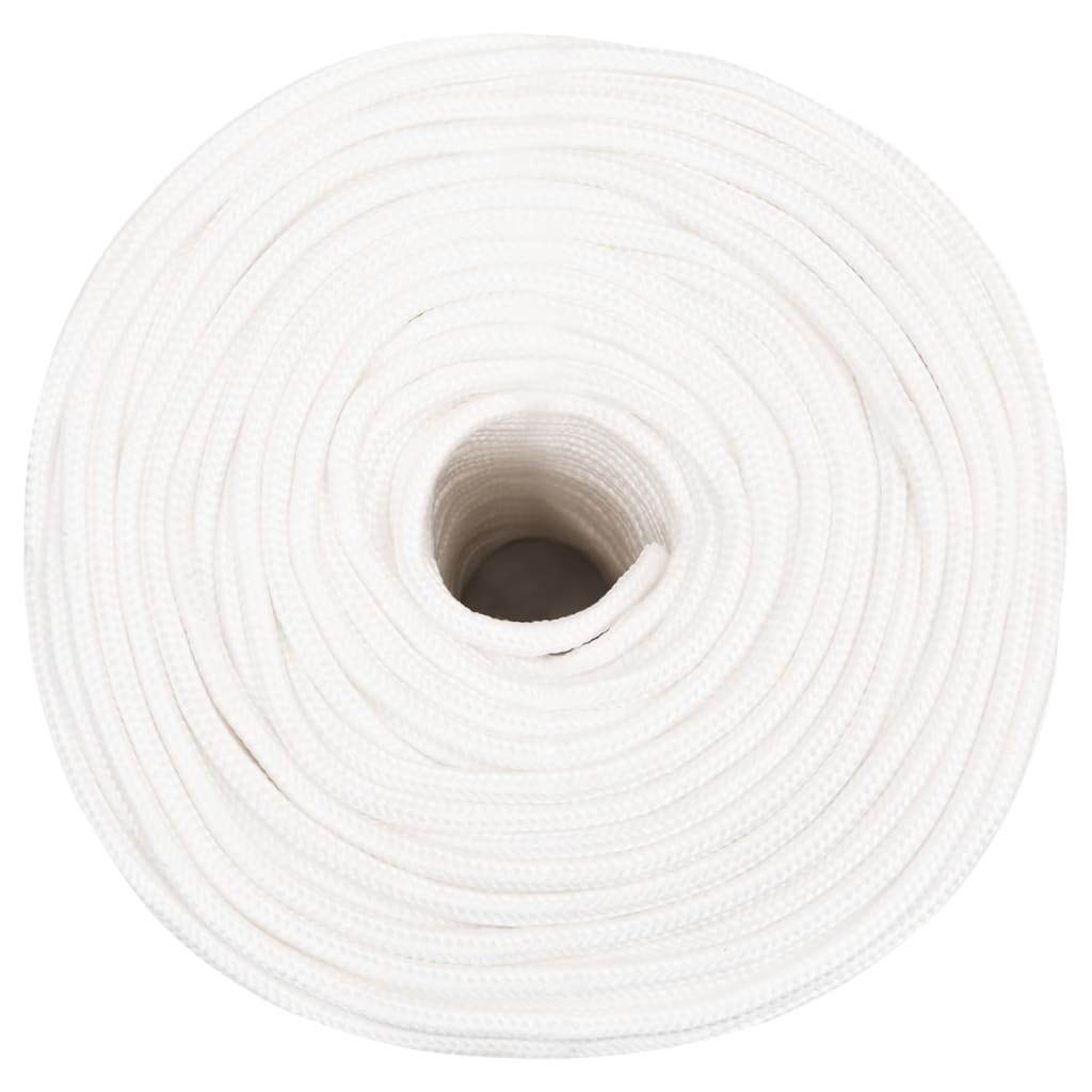 Vidaxl boottouw 6 mm 500 m polypropyleen volwit