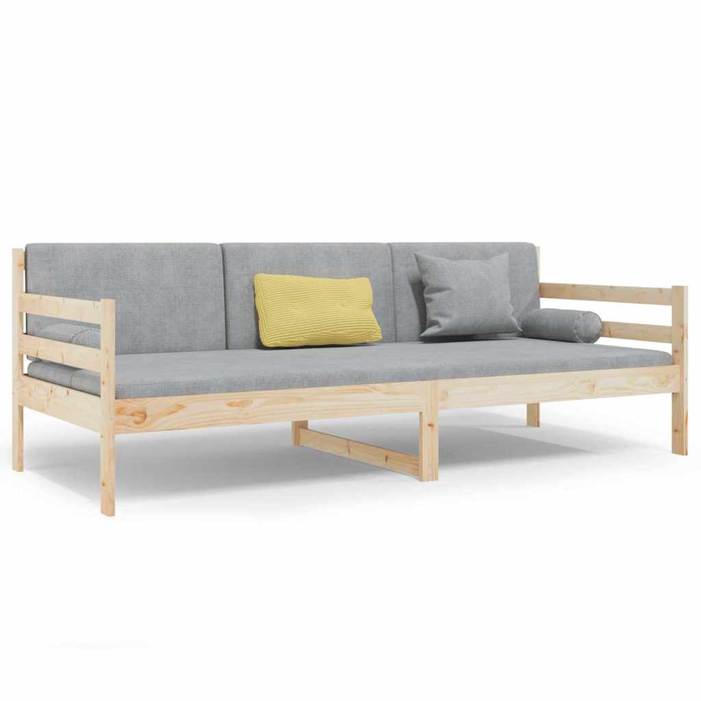 Vidaxl slaapbank zonder matras 80x200 cm massief grenenhout
