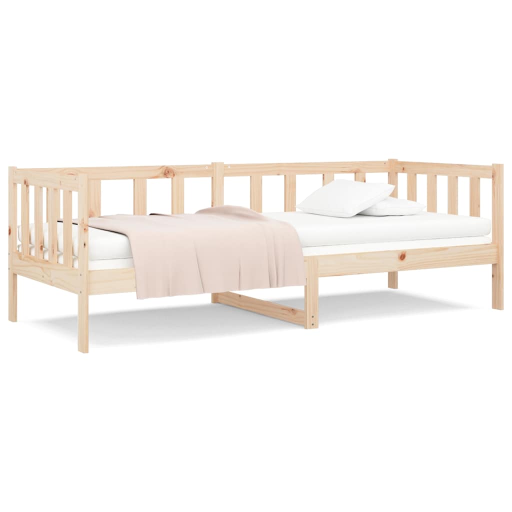 Vidaxl slaapbank zonder matras 80x200 cm massief grenenhout
