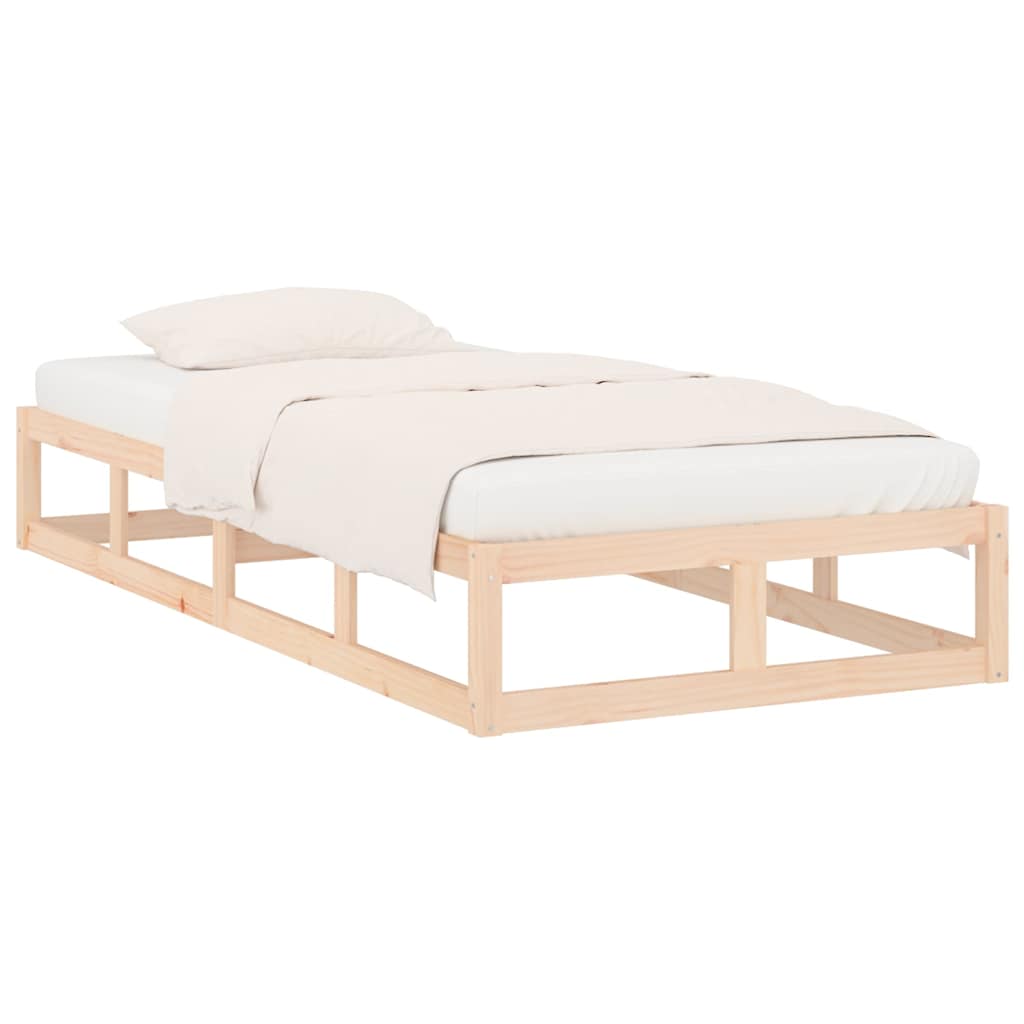 Vidaxl bedframe massief hout 90x200 cm