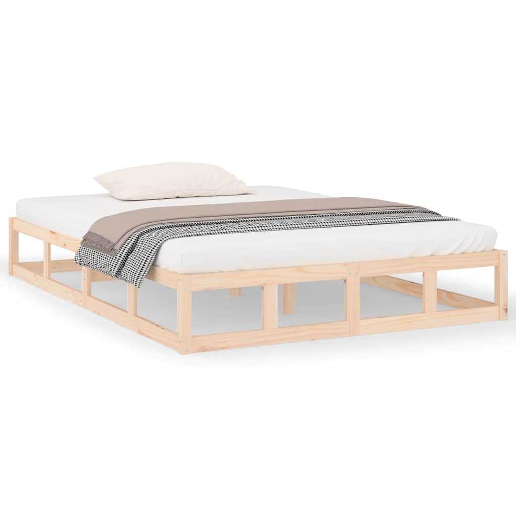 Vidaxl bedframe massief hout 140x200 cm