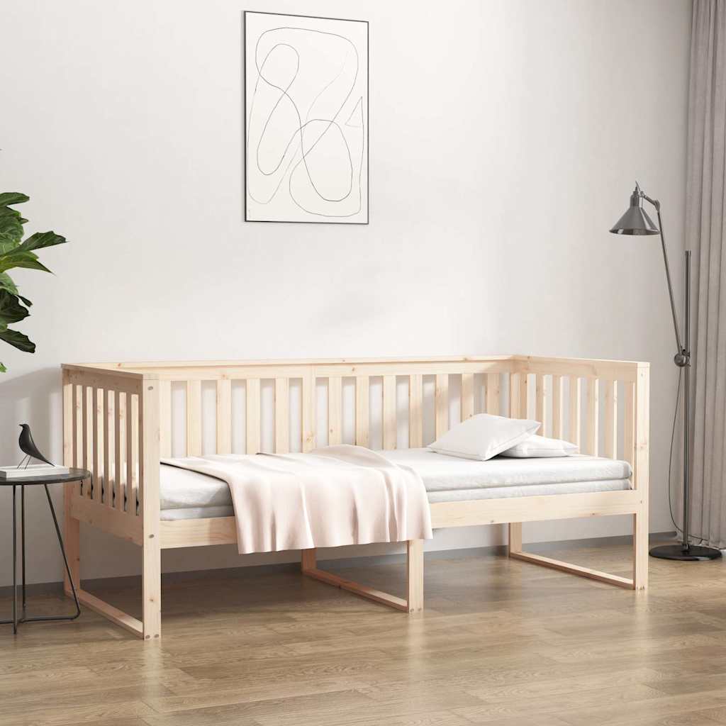 Vidaxl slaapbank zonder matras 90x200 cm massief grenenhout