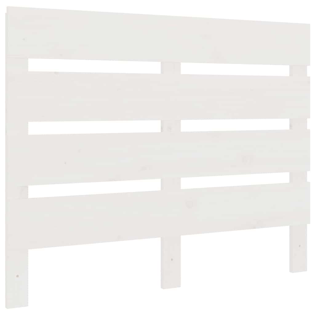 Vidaxl hoofdbord 90x3x80 cm massief grenenhout wit
