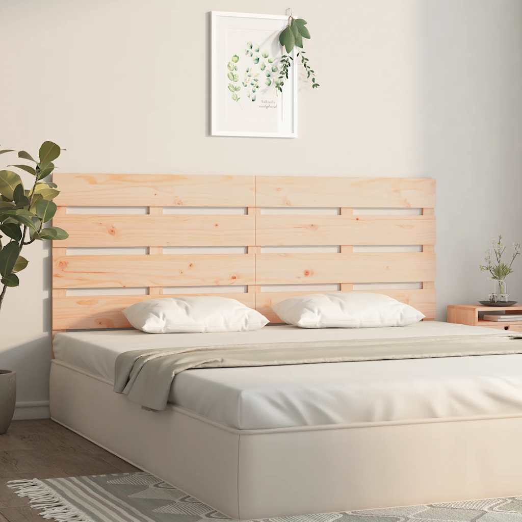 Vidaxl hoofdbord 160x3x80 cm massief grenenhout