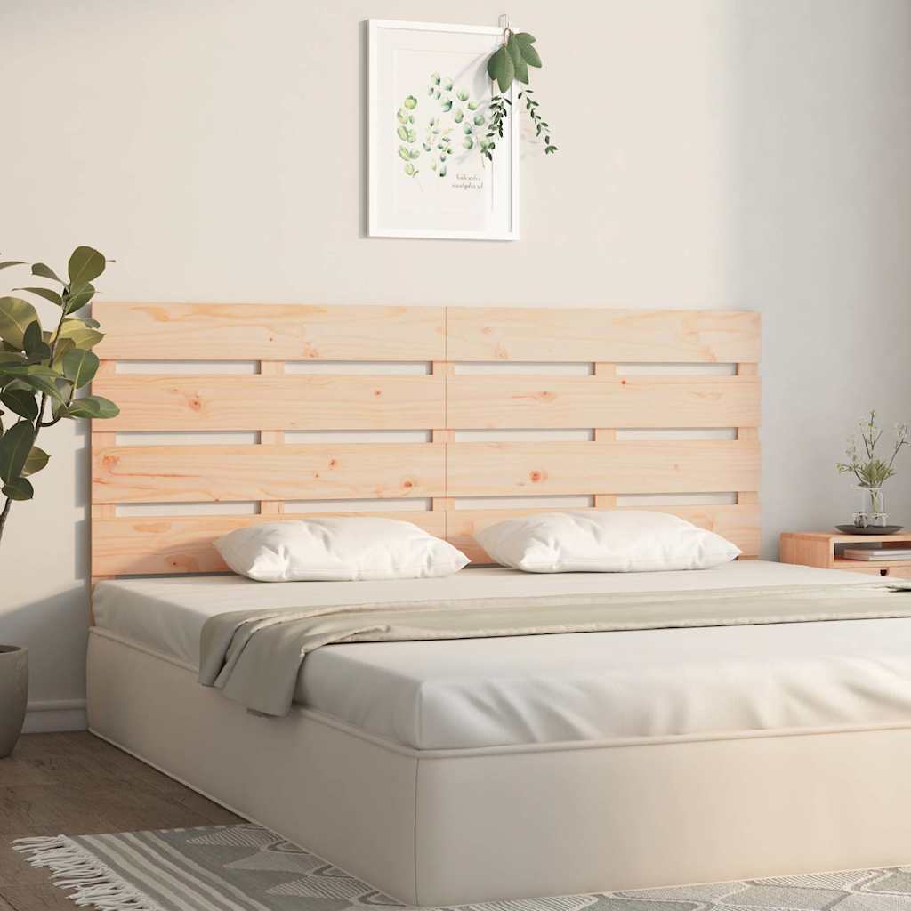 Vidaxl hoofdbord 180x3x80 cm massief grenenhout