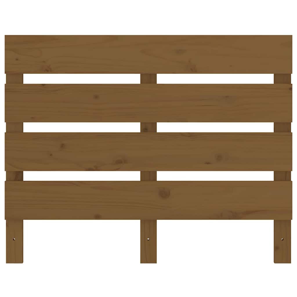 Vidaxl hoofdbord 75x3x80 cm massief grenenhout honingbruin