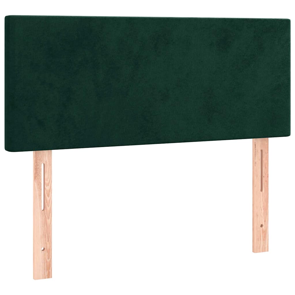 Vidaxl hoofdbord 80x5x78 88 cm fluweel donkergroen
