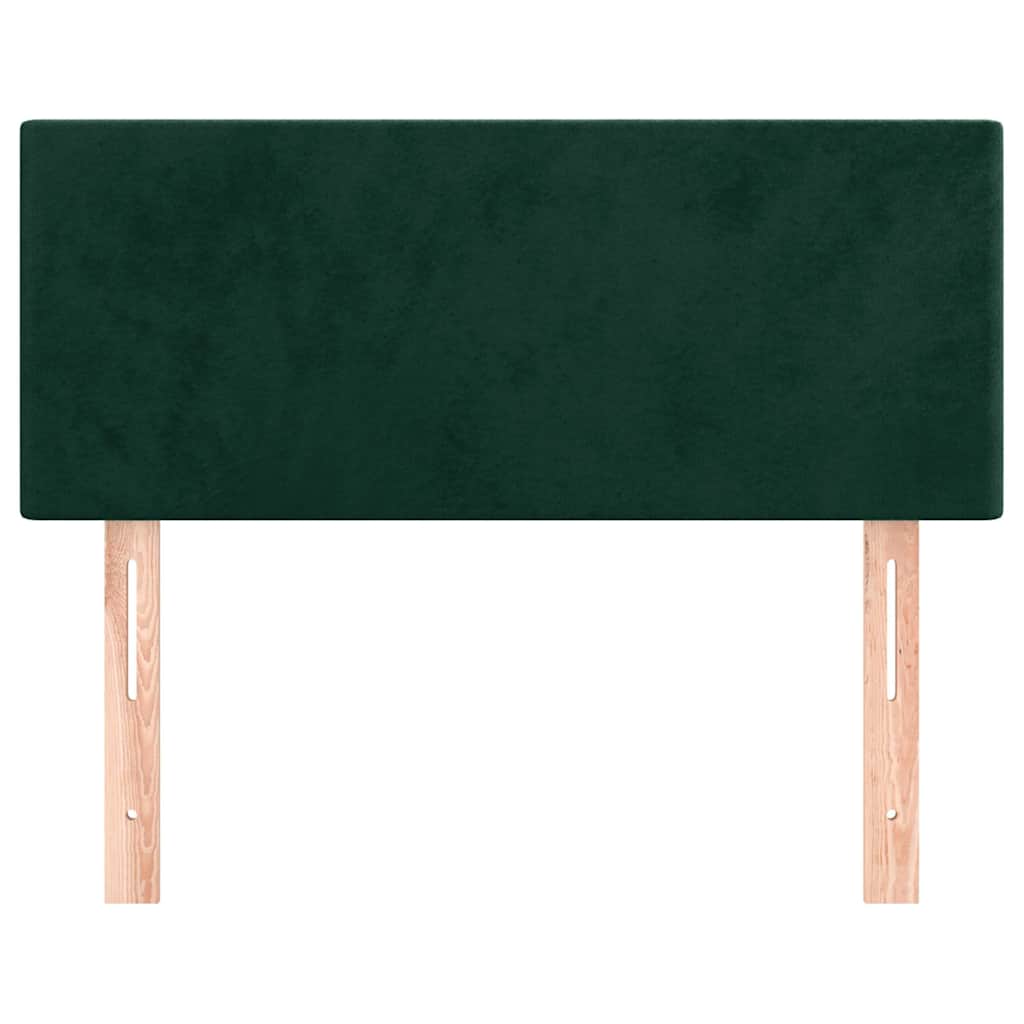 Vidaxl hoofdbord 80x5x78 88 cm fluweel donkergroen