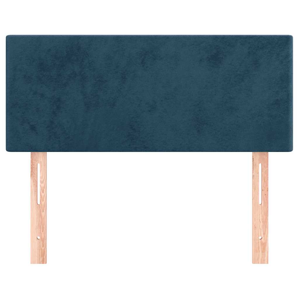 Vidaxl hoofdbord 80x5x78 88 cm fluweel donkerblauw