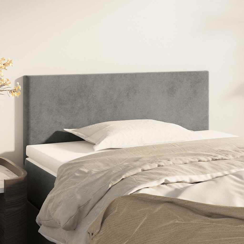 Vidaxl hoofdbord 90x5x78 88 cm fluweel lichtgrijs