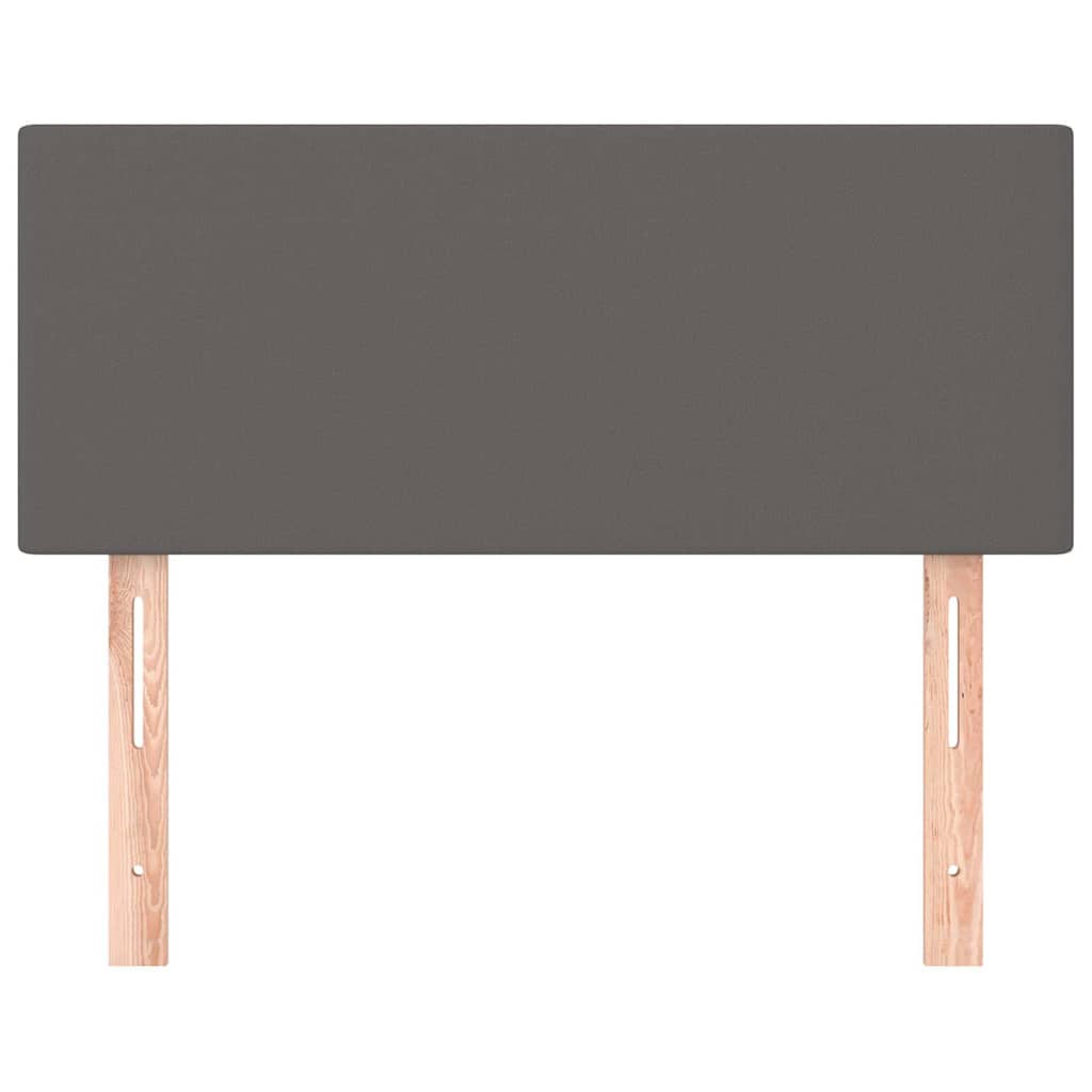 Vidaxl hoofdbord 100x5x78 88 cm kunstleer grijs