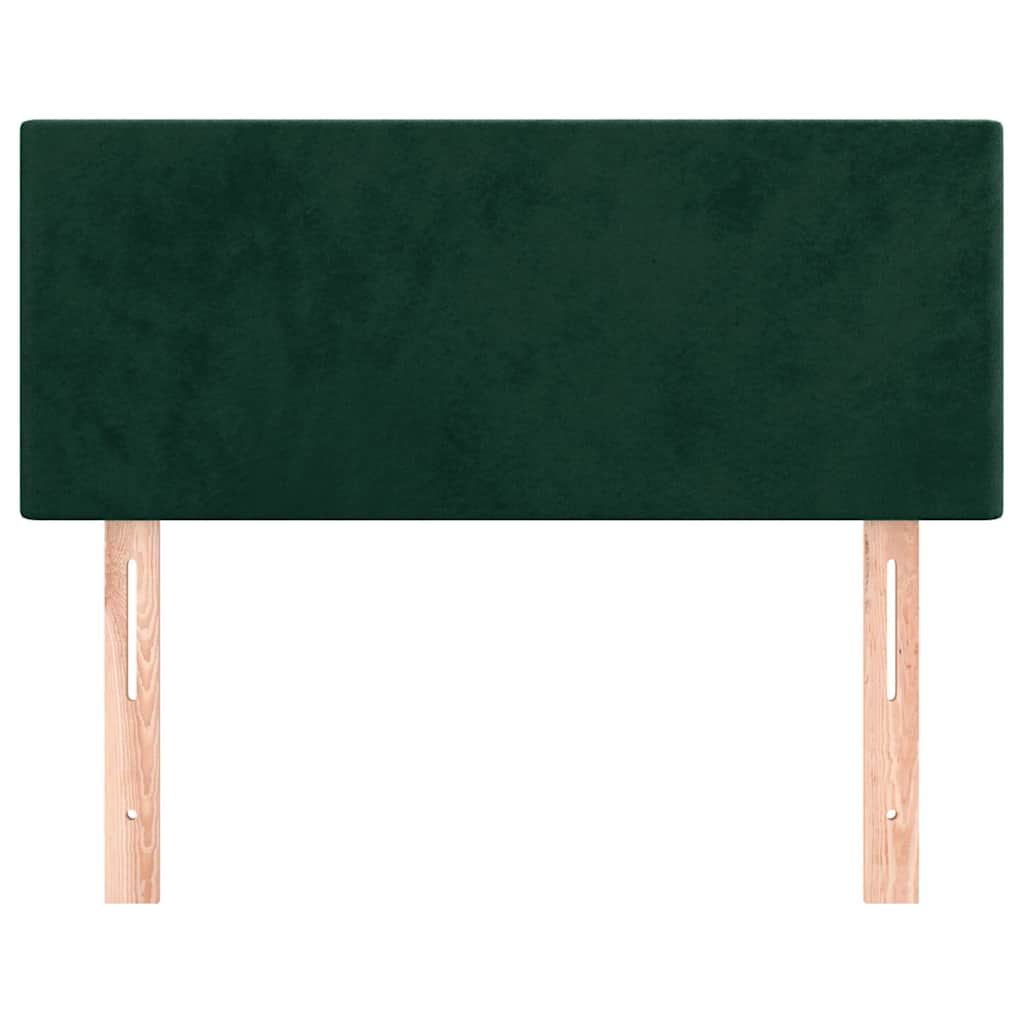 Vidaxl hoofdbord 100x5x78 88 cm fluweel donkergroen