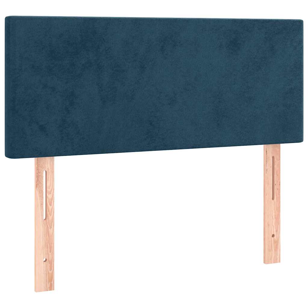 Vidaxl hoofdbord 100x5x78 88 cm fluweel donkerblauw