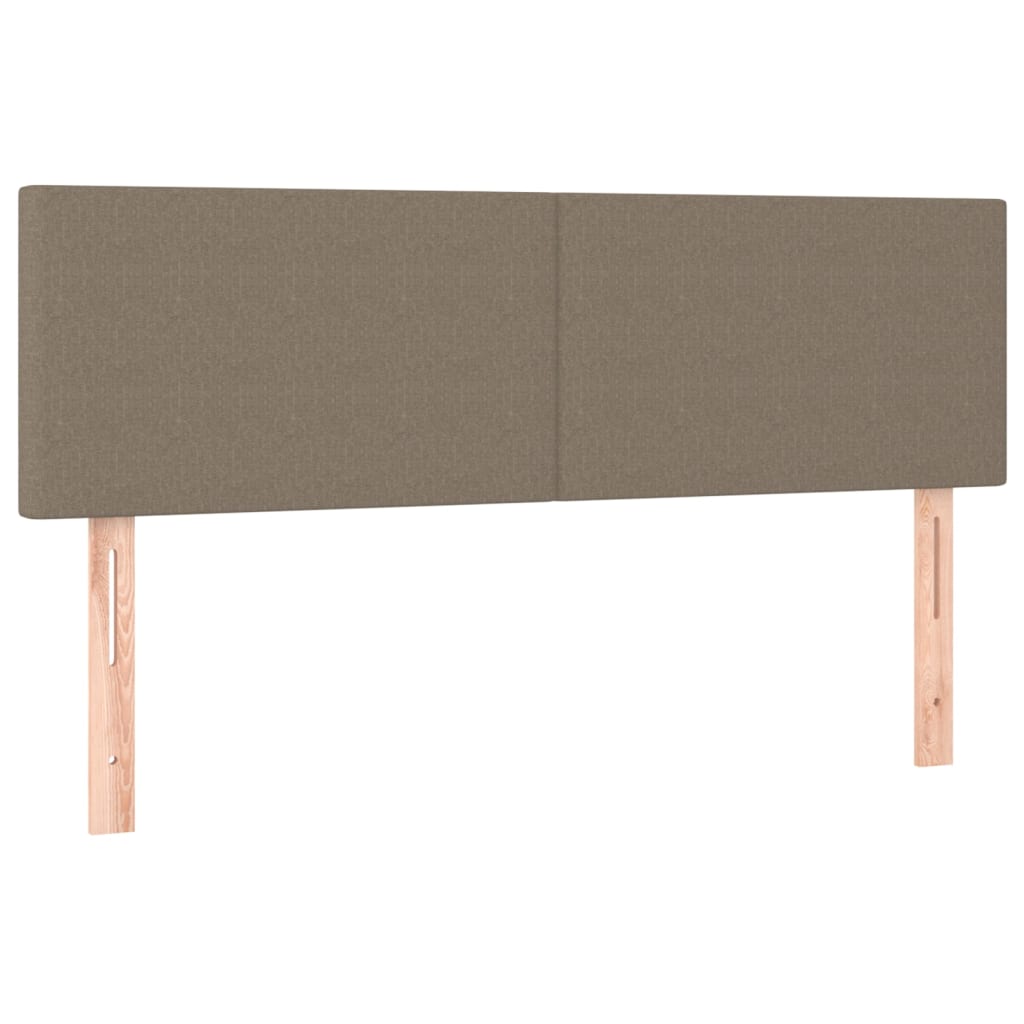 Vidaxl hoofdborden 2 st 72x5x78 88 cm stof taupe