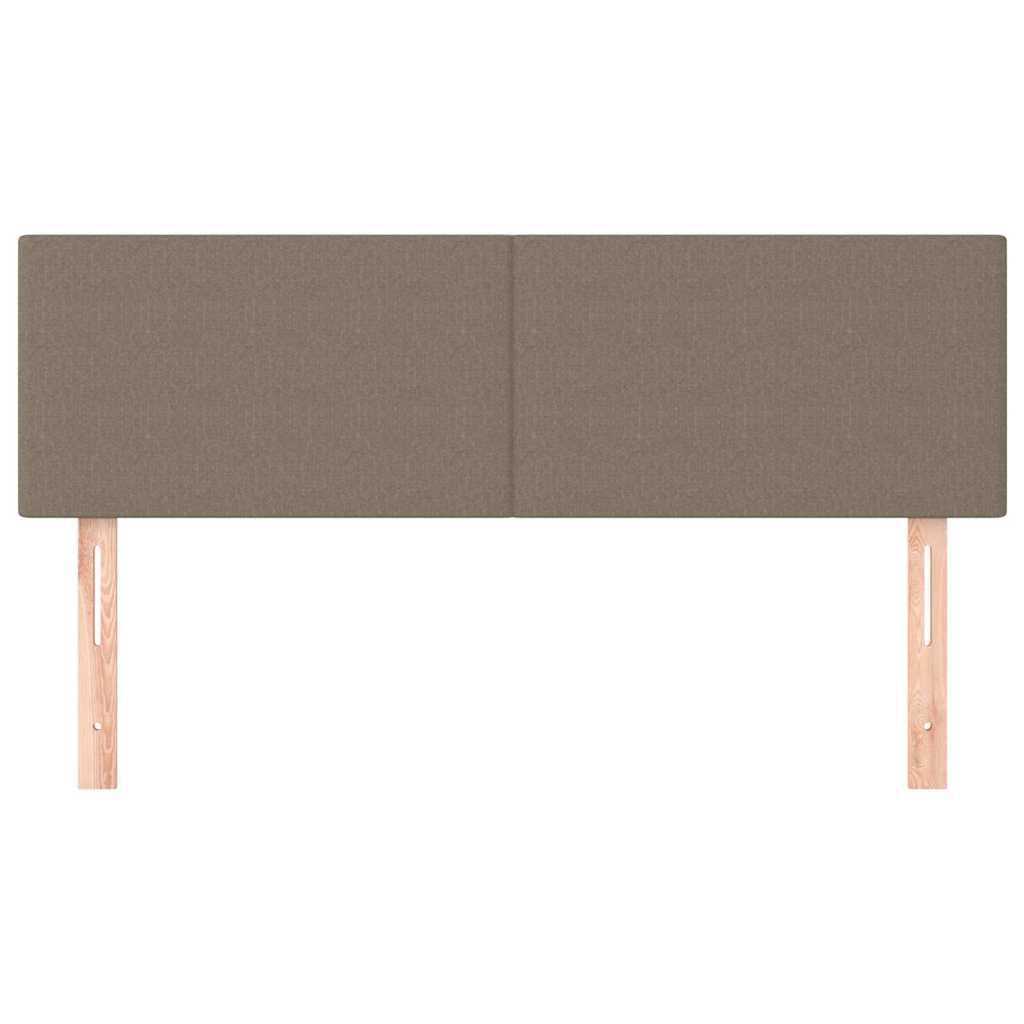 Vidaxl hoofdborden 2 st 72x5x78 88 cm stof taupe