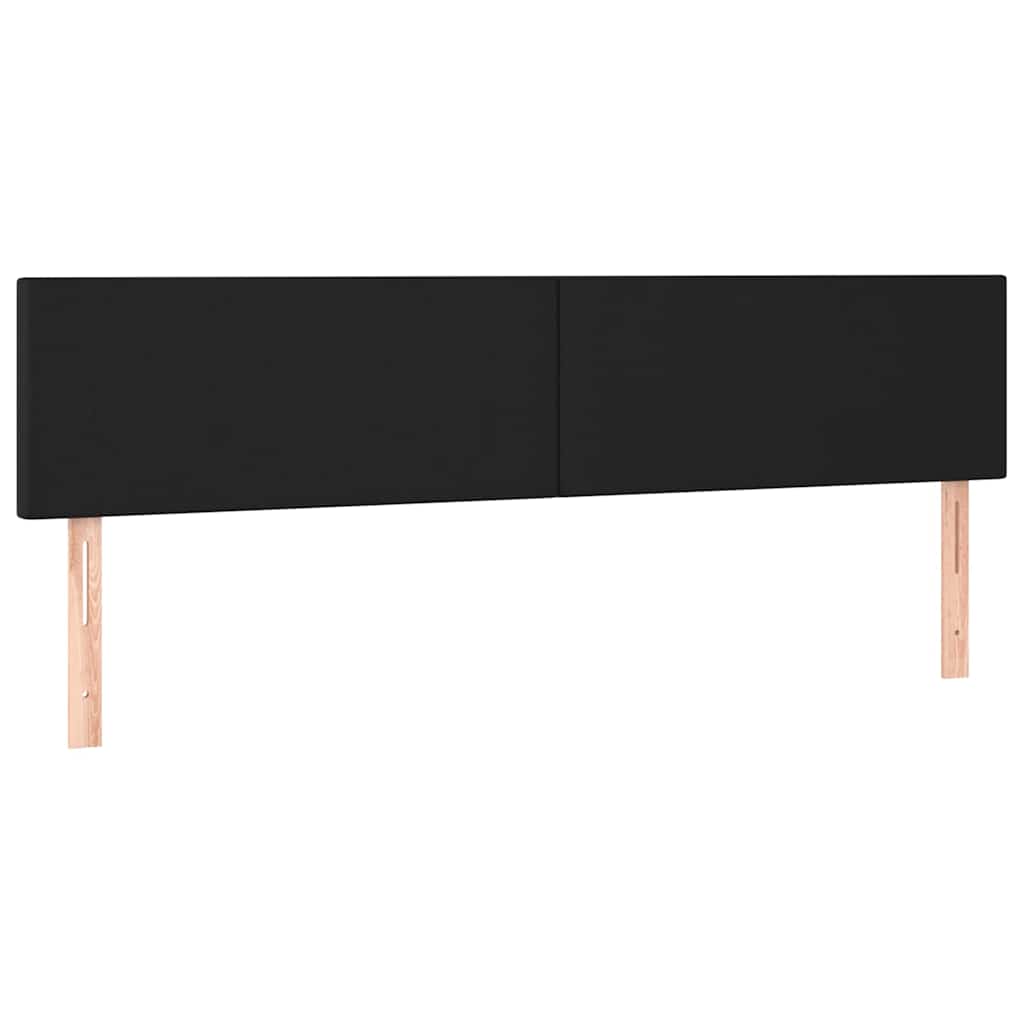 Vidaxl hoofdborden 2 st 80x5x78 88 cm kunstleer zwart