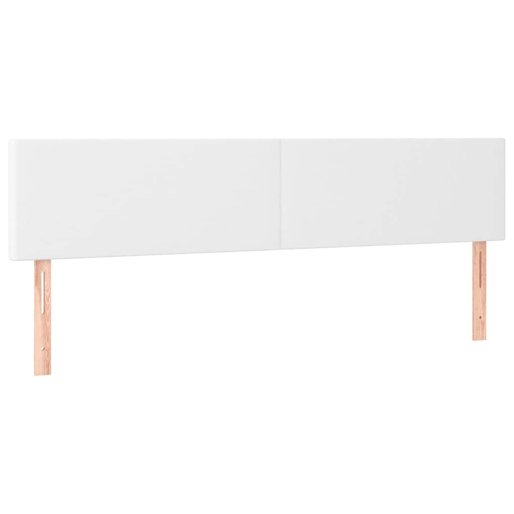Vidaxl hoofdborden 2 st 80x5x78 88 cm kunstleer wit