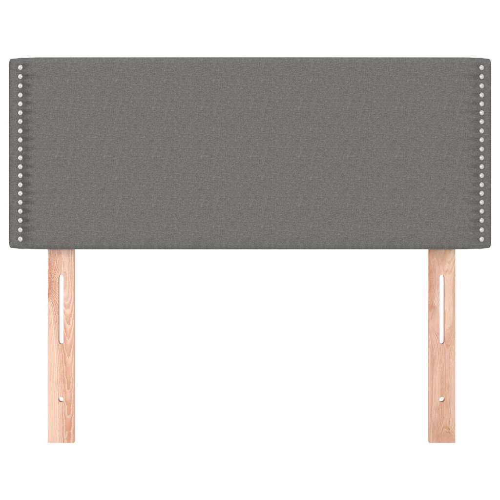 Vidaxl hoofdbord 80x5x78 88 cm stof donkergrijs