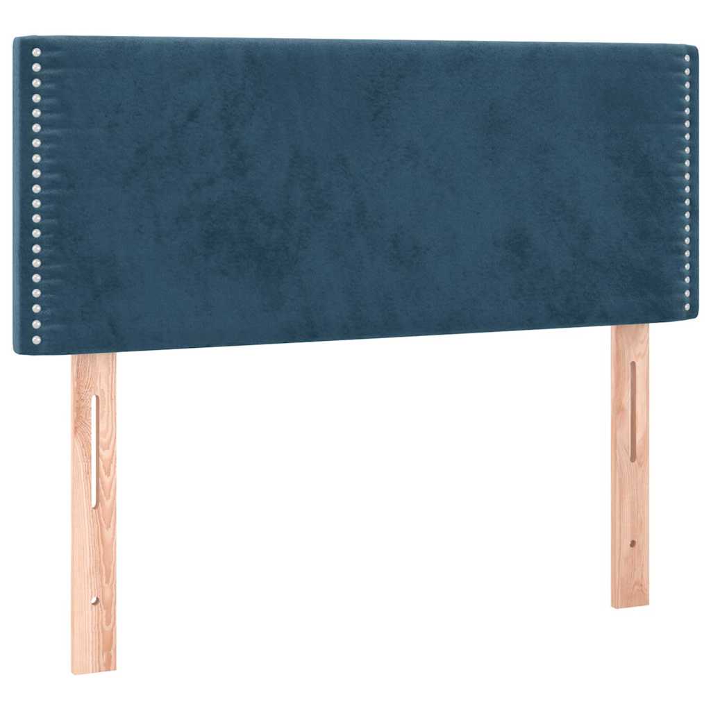 Vidaxl hoofdbord 100x5x78 88 cm fluweel donkerblauw