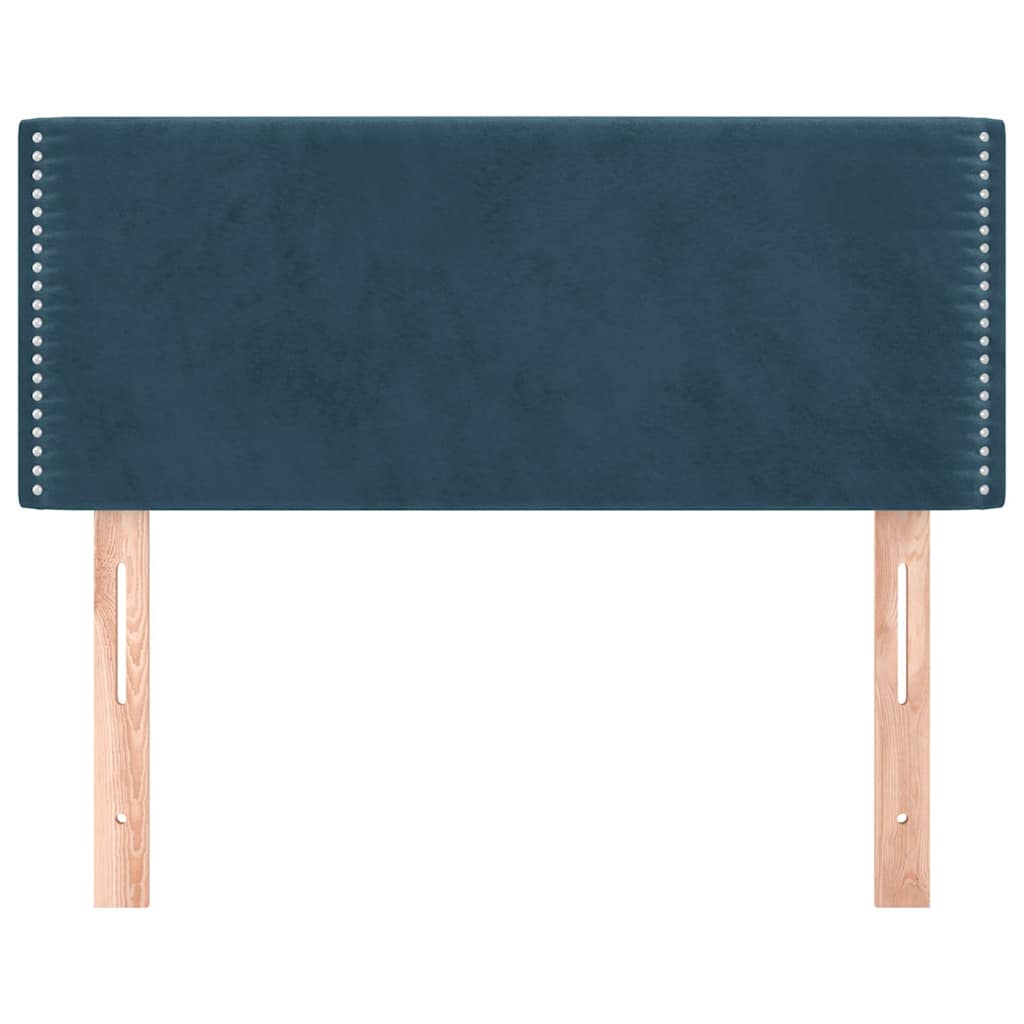 Vidaxl hoofdbord 100x5x78 88 cm fluweel donkerblauw
