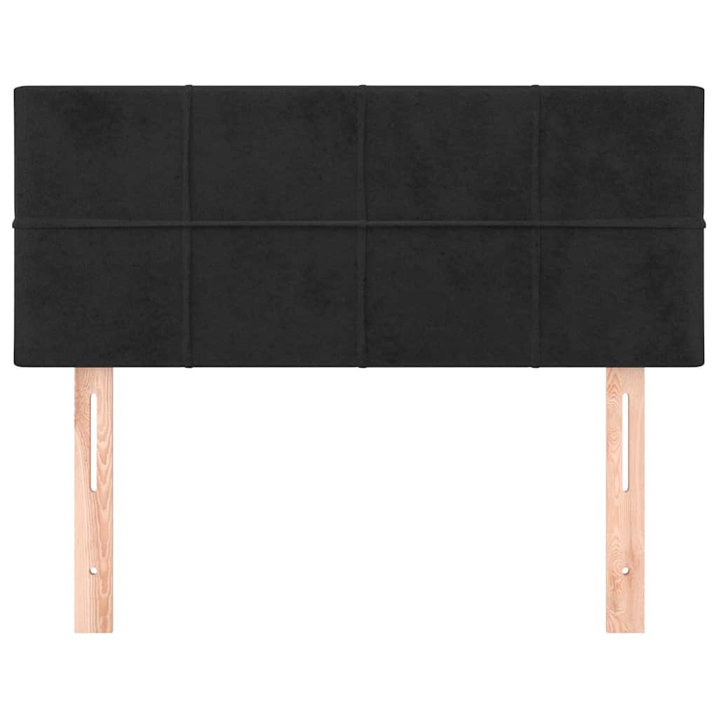 Vidaxl hoofdbord 80x5x78 88 cm fluweel zwart