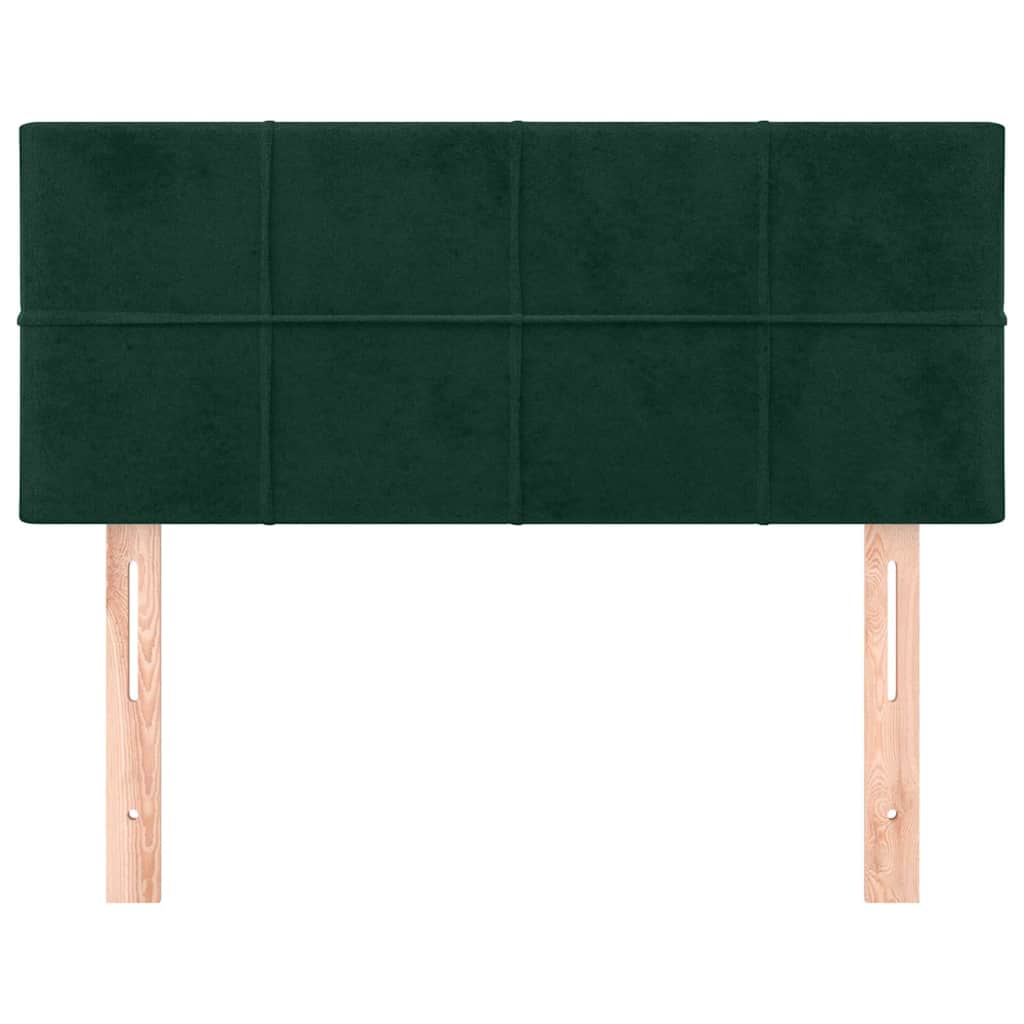 Vidaxl hoofdbord 80x5x78 88 cm fluweel donkergroen