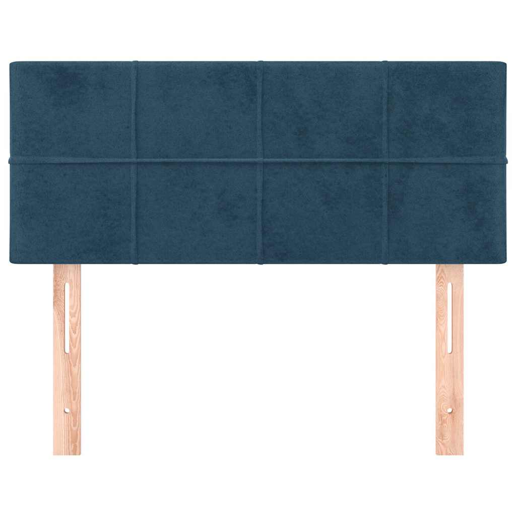 Vidaxl hoofdbord 80x5x78 88 cm fluweel donkerblauw