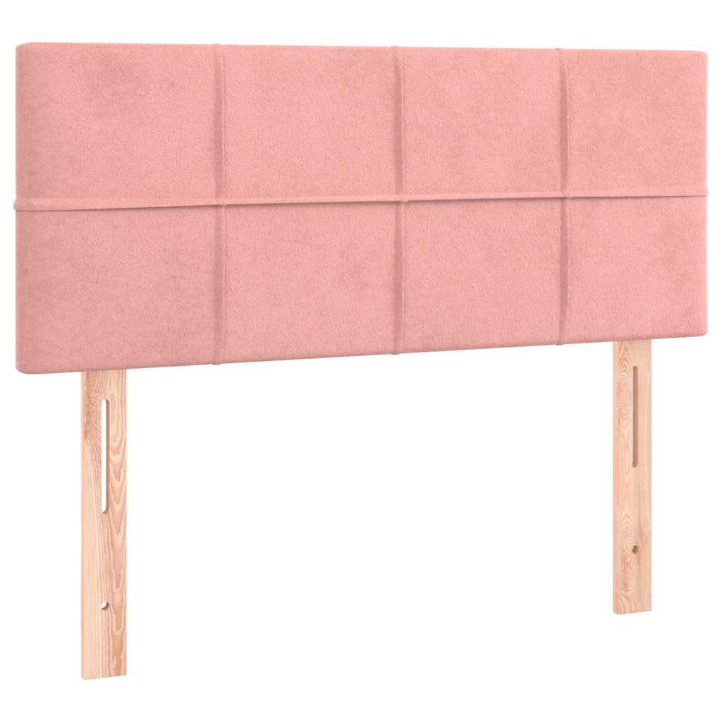 Vidaxl hoofdbord 80x5x78 88 cm fluweel roze