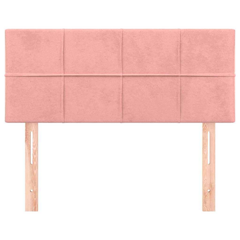 Vidaxl hoofdbord 80x5x78 88 cm fluweel roze