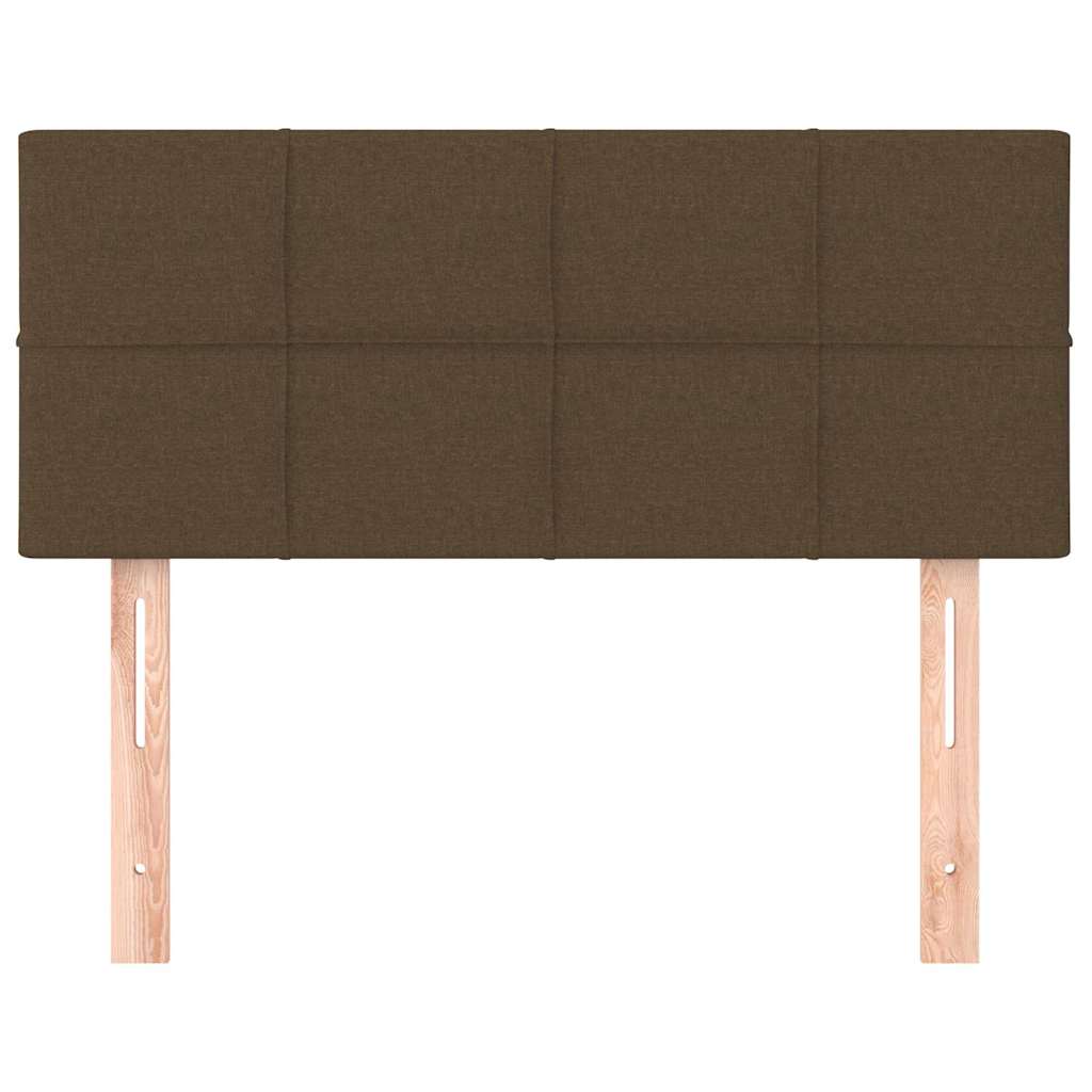 Vidaxl hoofdbord 90x5x78 88 cm stof donkerbruin