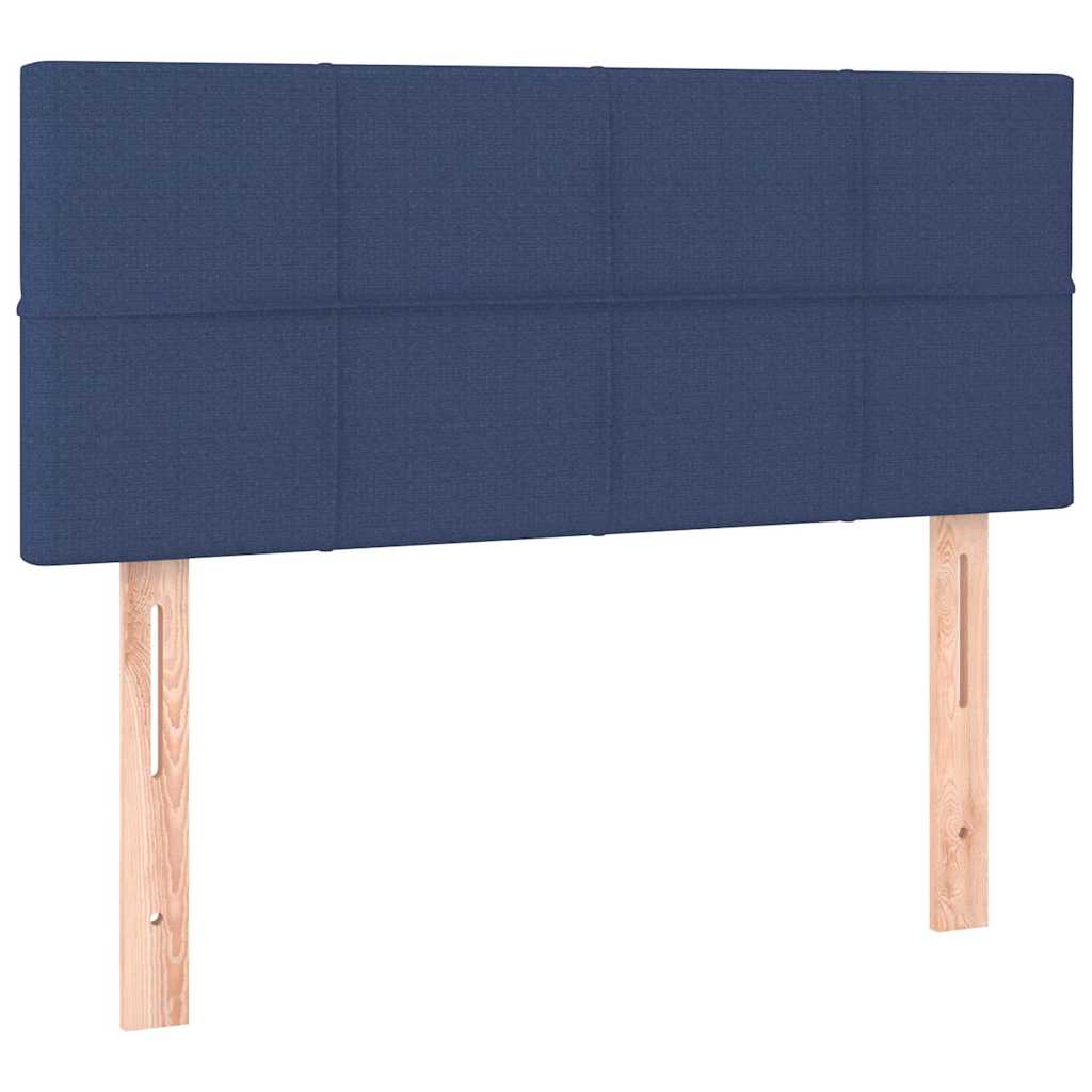 Vidaxl hoofdbord 90x5x78 88 cm stof blauw