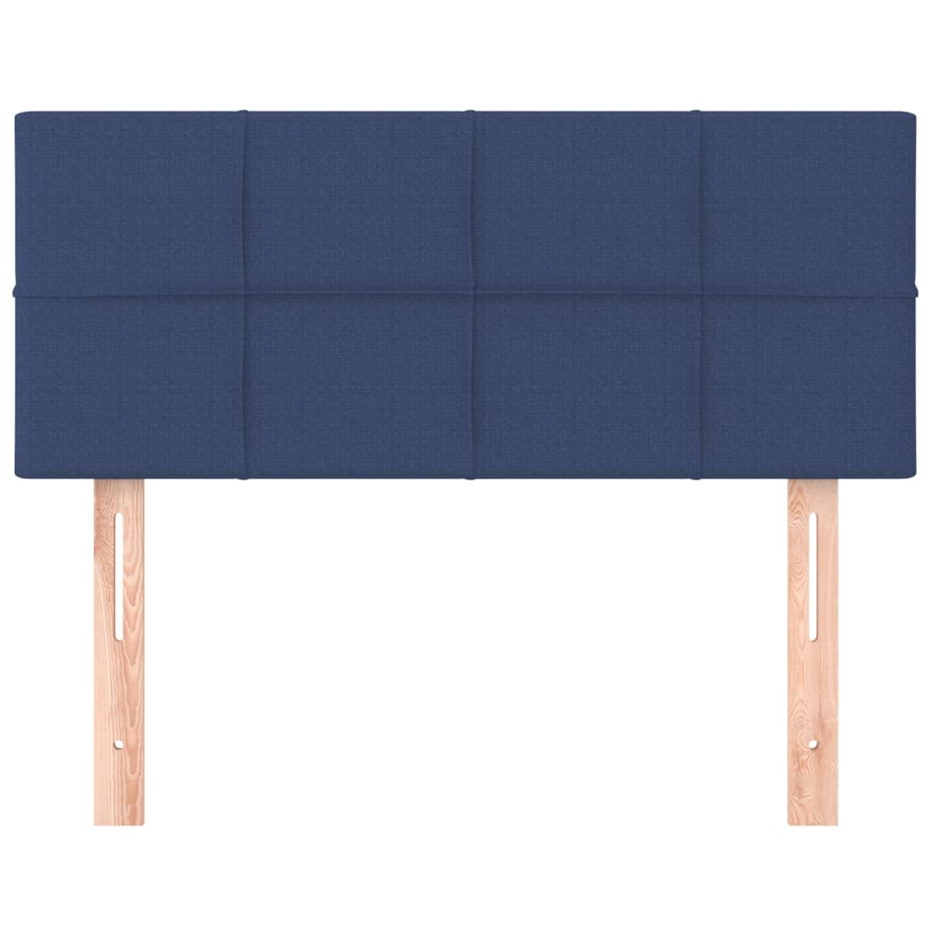 Vidaxl hoofdbord 100x5x78 88 cm stof blauw