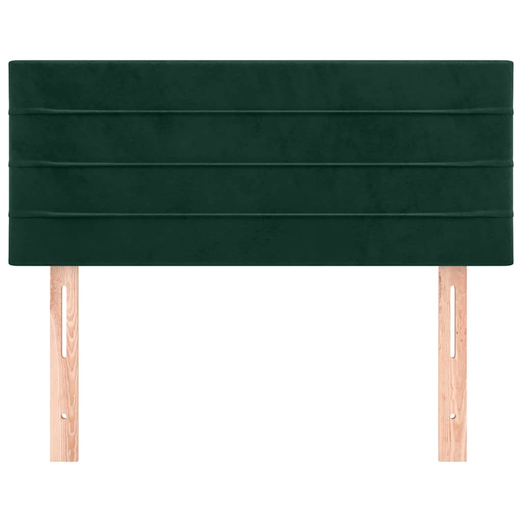 Vidaxl hoofdbord 80x5x78 88 cm fluweel donkergroen