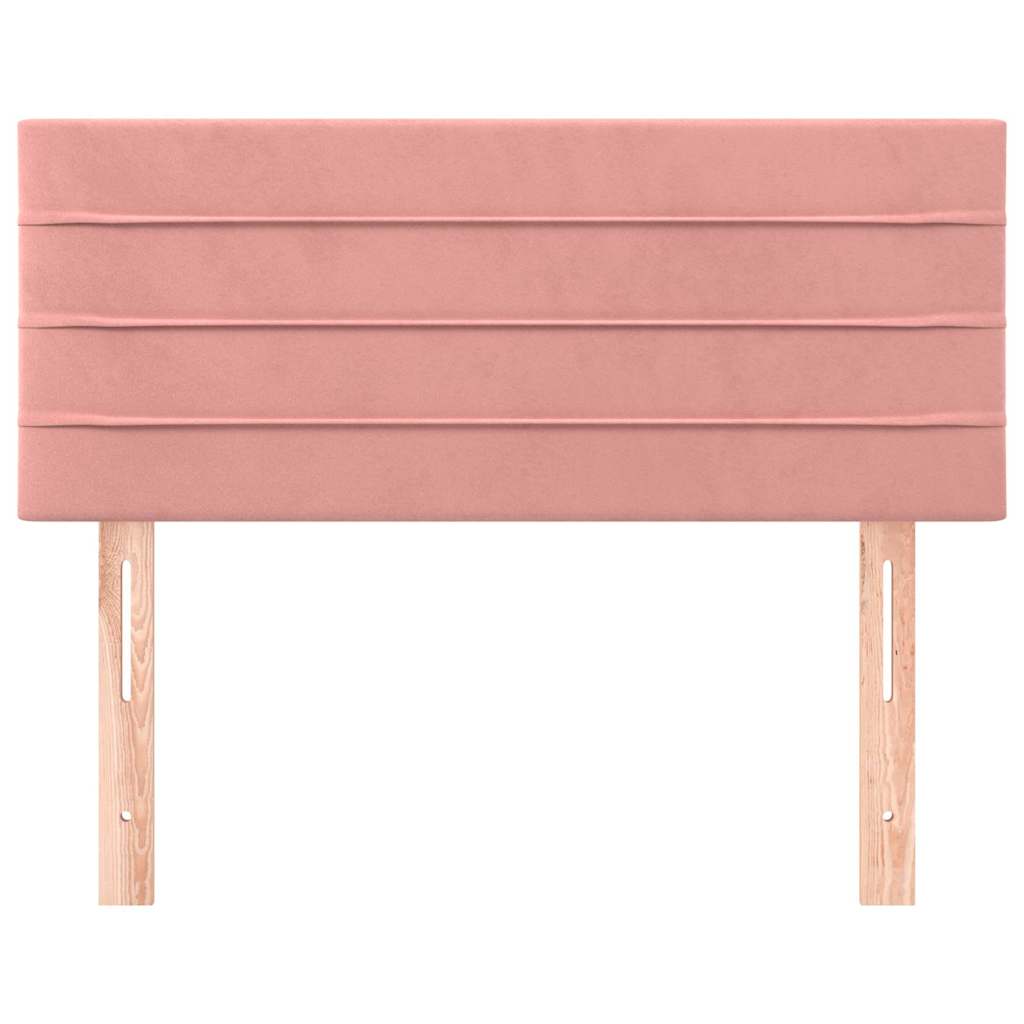 Vidaxl hoofdbord 80x5x78 88 cm fluweel roze